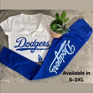 🚨RESTOCKED LA DODGERS Women's Legging & Shirt Set